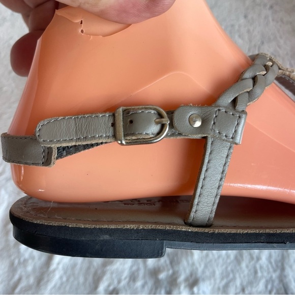 Rock & Candy Braided Strap Gray Sandals Women Size 7 - Picture 8 of 12
